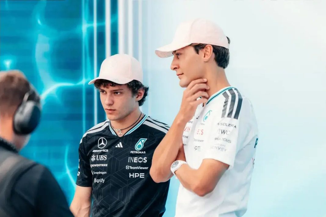 Kimi Antonelli ameaça a dominância da Mercedes de George Russell ...