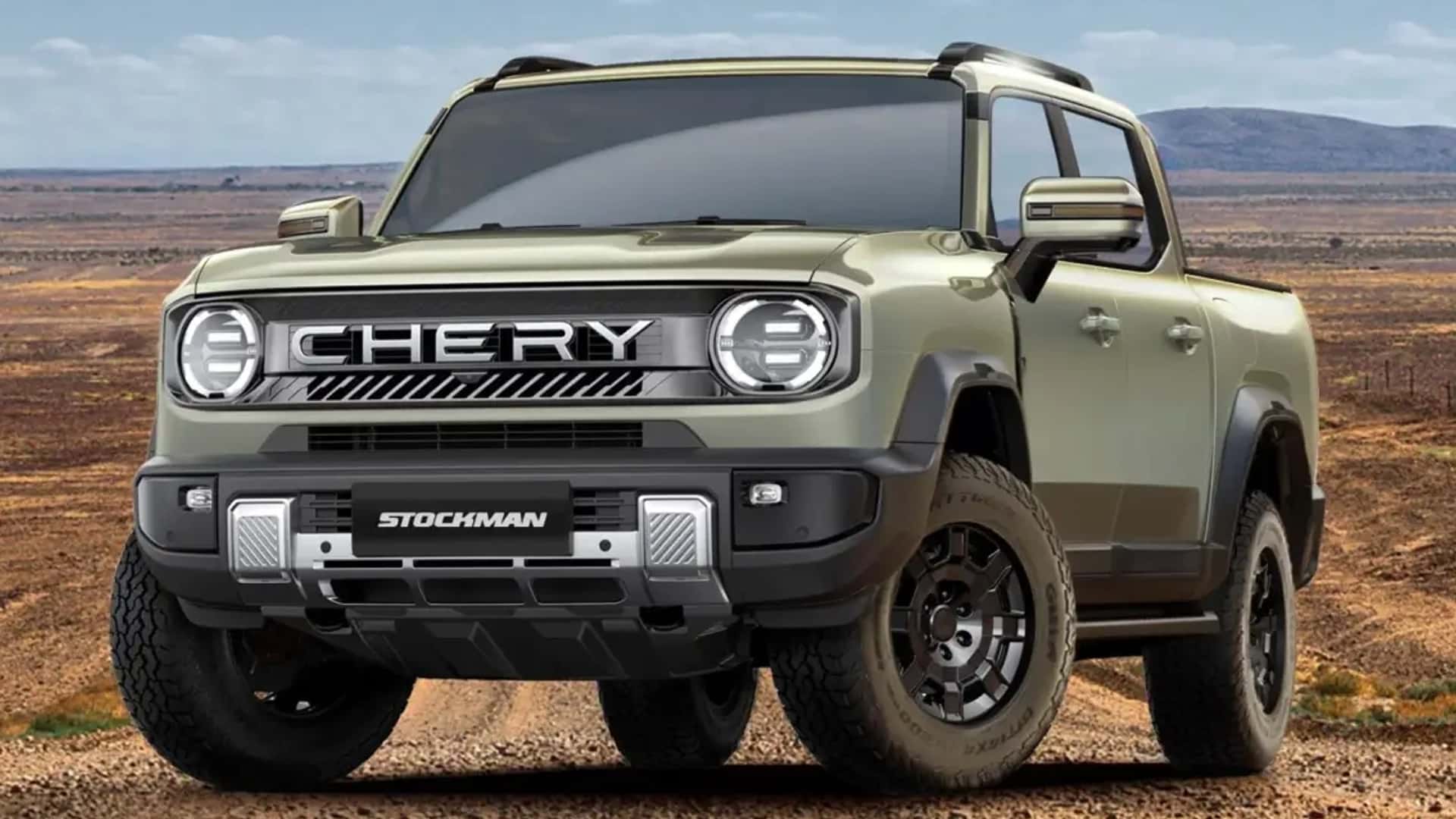 Nova pick-up da Chery promete concorrer com a Ford Ranger PHEV