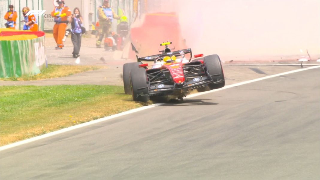 Kimi Antonelli domina última sessão de treinos livres no GP da bélgica, Hamilton com uma visita ao ‘MURO’