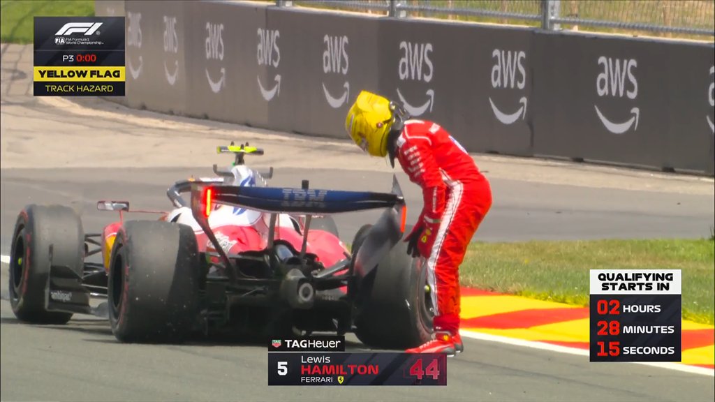 Lewis Hamilton destróI Ferrari no último treino do GP da bélgica (VIDEO)
