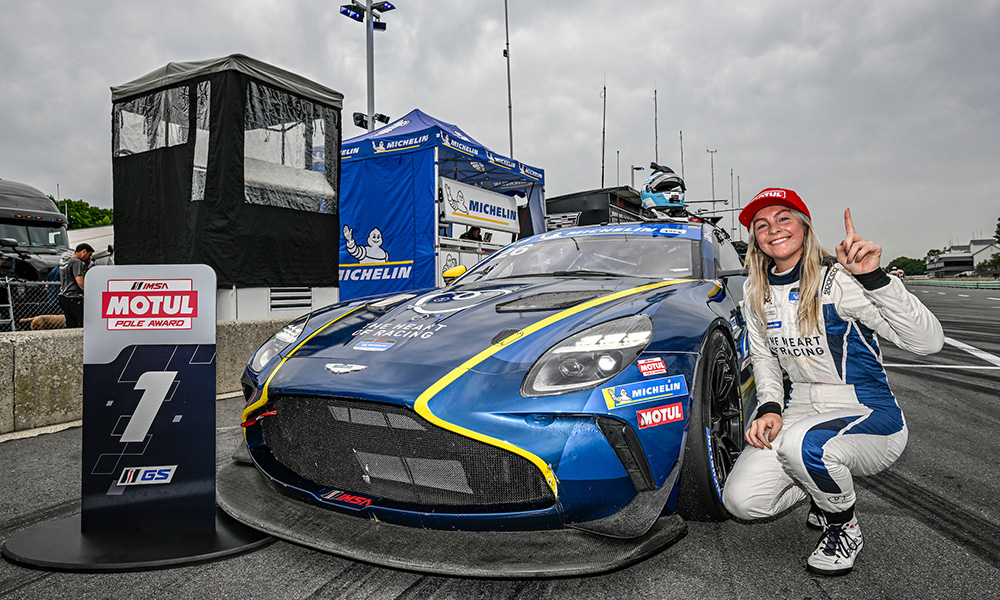 Hannah Grisham conquista pole position em road america