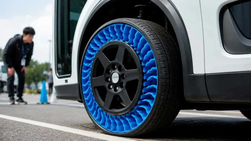 Bridgestone lança o seu primeiro pneu sem ar… mas ainda há uma grande limitação