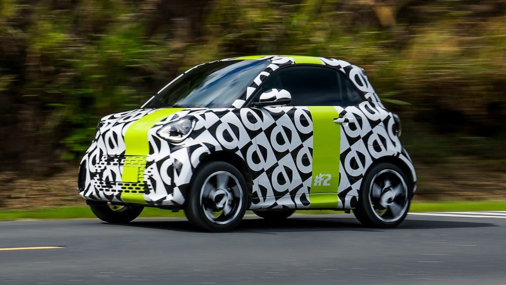 Primeiro olhar sobre o novo smart #2: o pequeno elétrico já está em testes finais