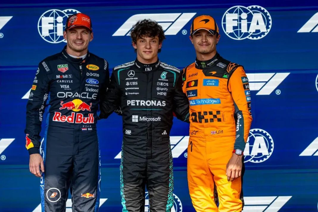 Kimi Antonelli trava Max Verstappen na qualificação do GP da Bélgica