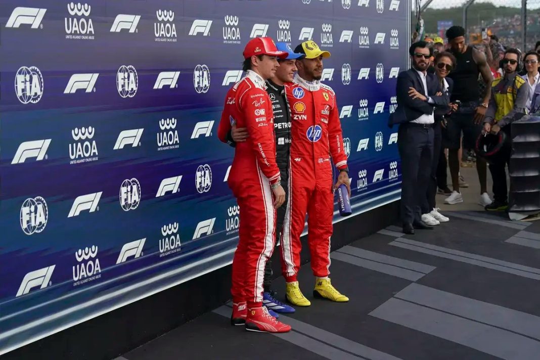 Leclerc regressa à primeira linha em Silverstone e hamilton aponta à vitória