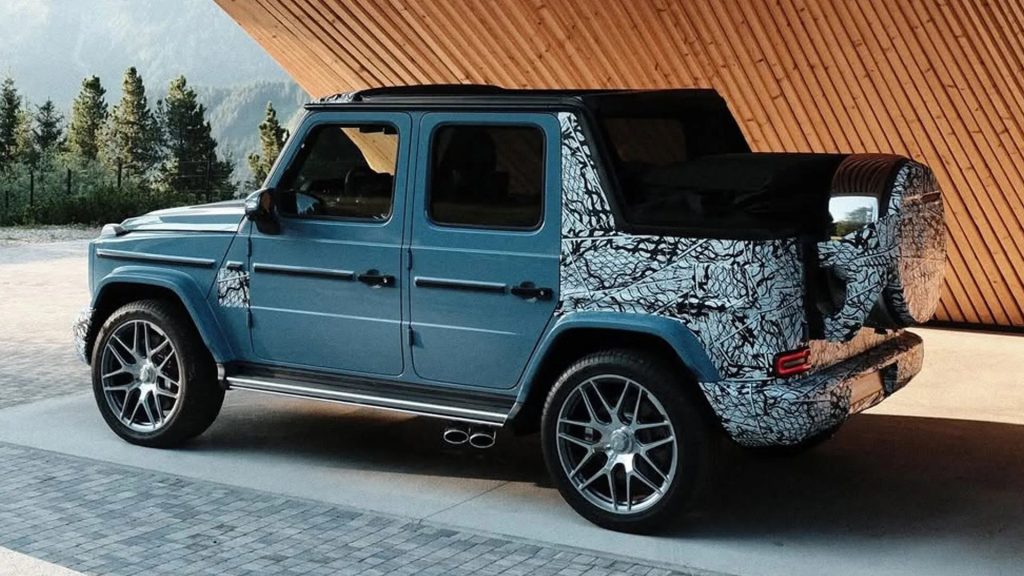 Mercedes Classe G Cabrio está de volta, mas há um detalhe que surpreende