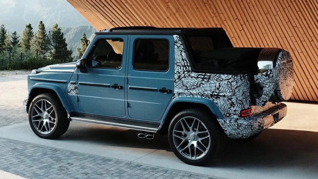 Mercedes Classe G Cabrio está de volta, mas há um detalhe que surpreende