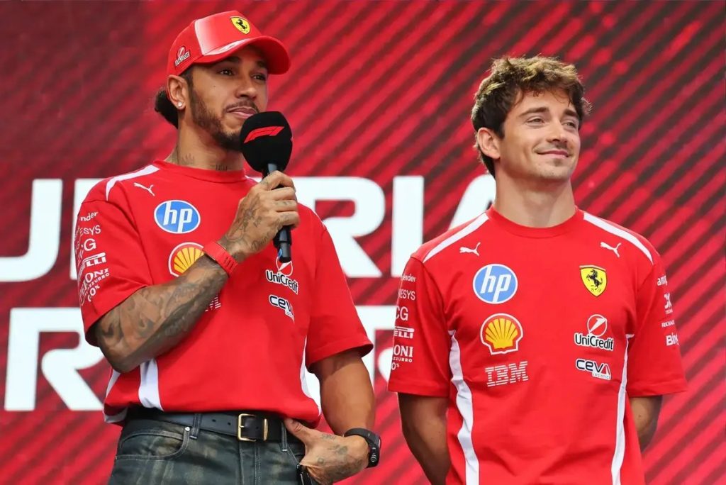 Ferrari enfrenta o primeiro teste real na relação entre Hamilton e Leclerc