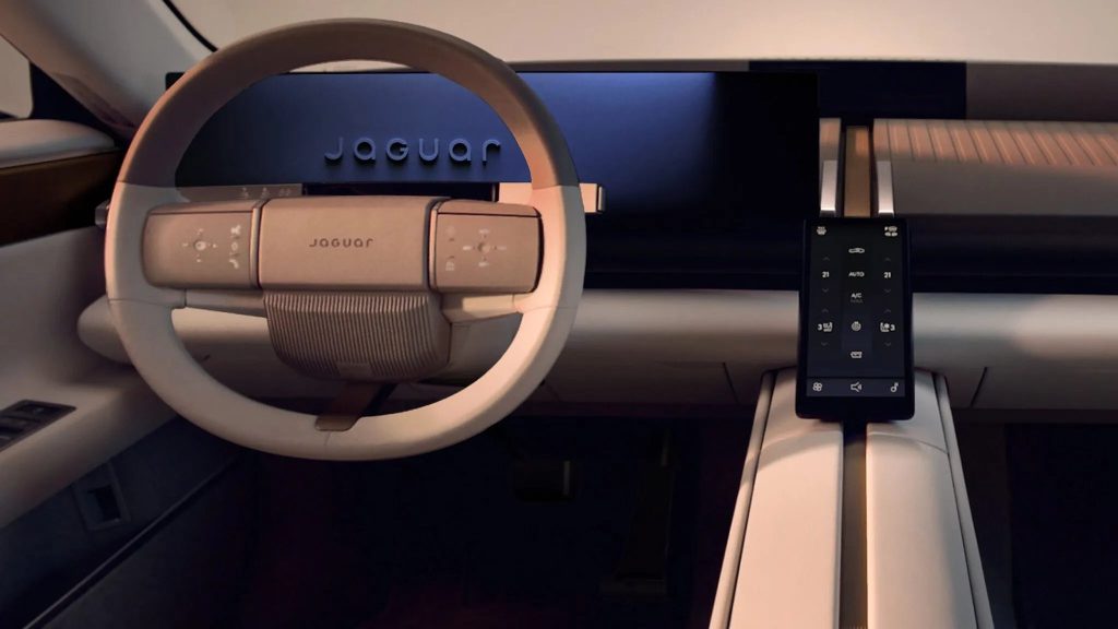 Jaguar Type 01: interior de luxo com alma dos anos 70 e quase sem ecrãs