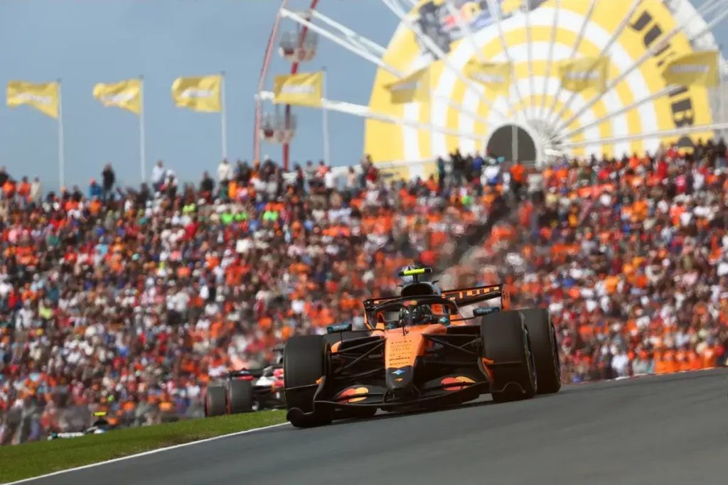 Lando Norris conquista pole na F1 no GP da holanda com chuva à vista