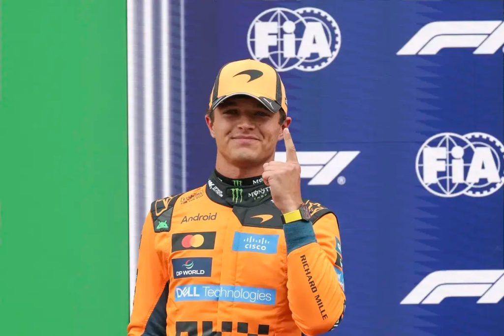 Lando Norris mantém esperança no título após pole no GP da holanda