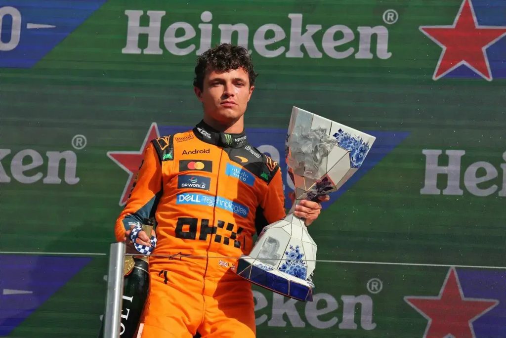 Lando Norris vence GP da holanda e alcança segunda vitória consecutiva