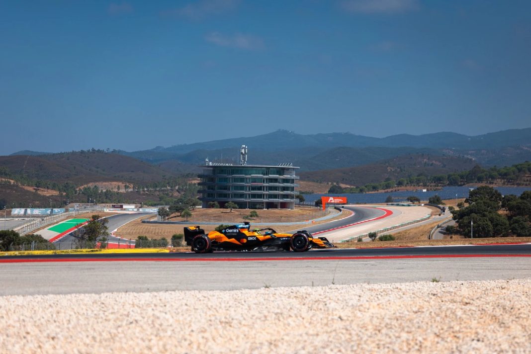 McLaren ganha vantagem no teste de Portimão para a fórmula 1