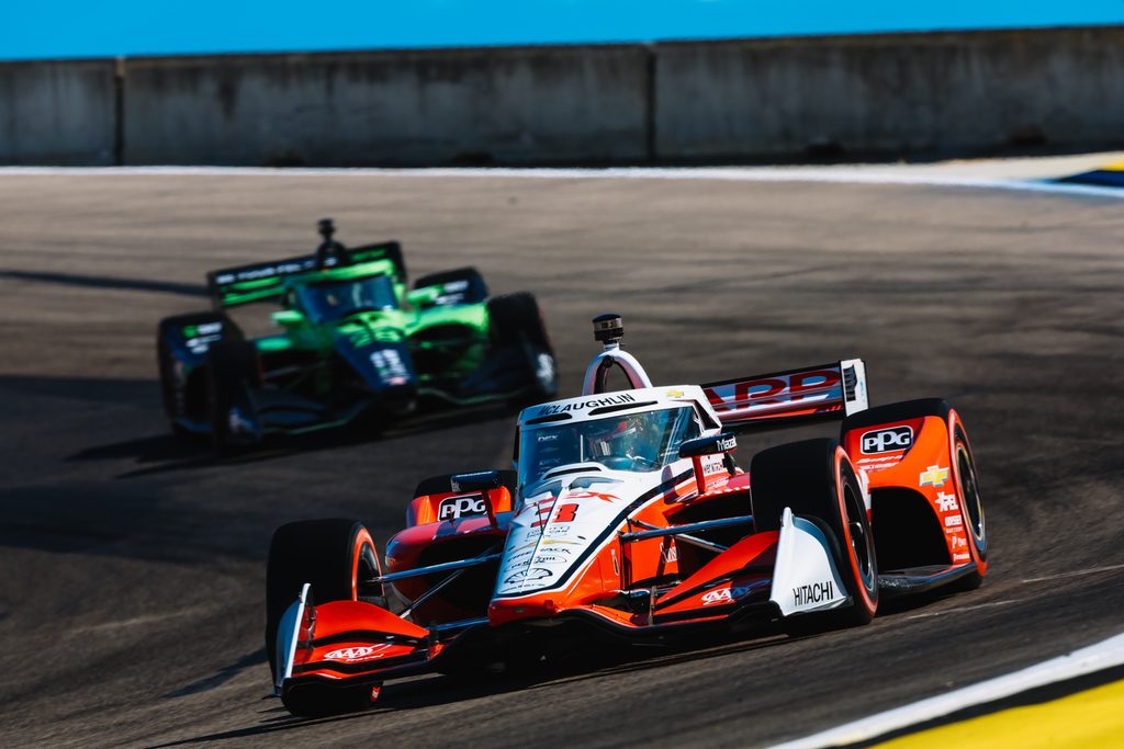 Scott McLaughlin lidera segundo treino da IndyCar em laguna seca