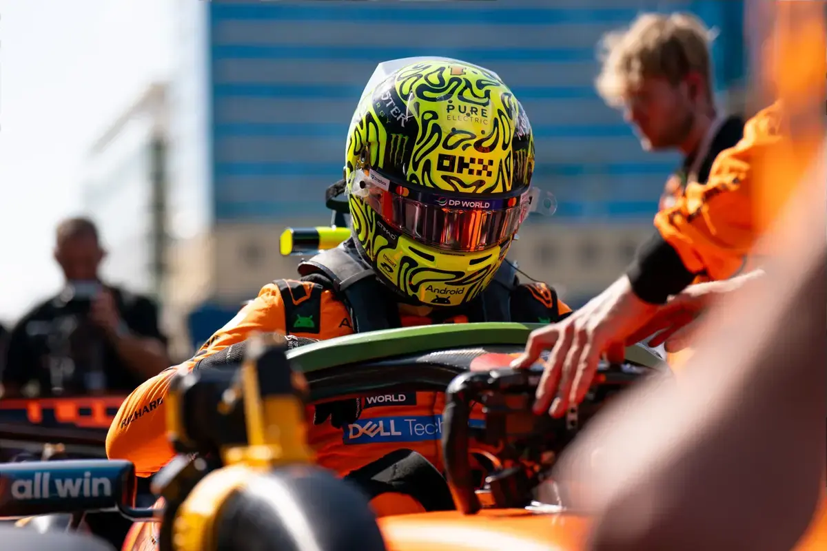 Lando Norris criticado por Ministro e Sérgio Aguero após GP do azerbaijão