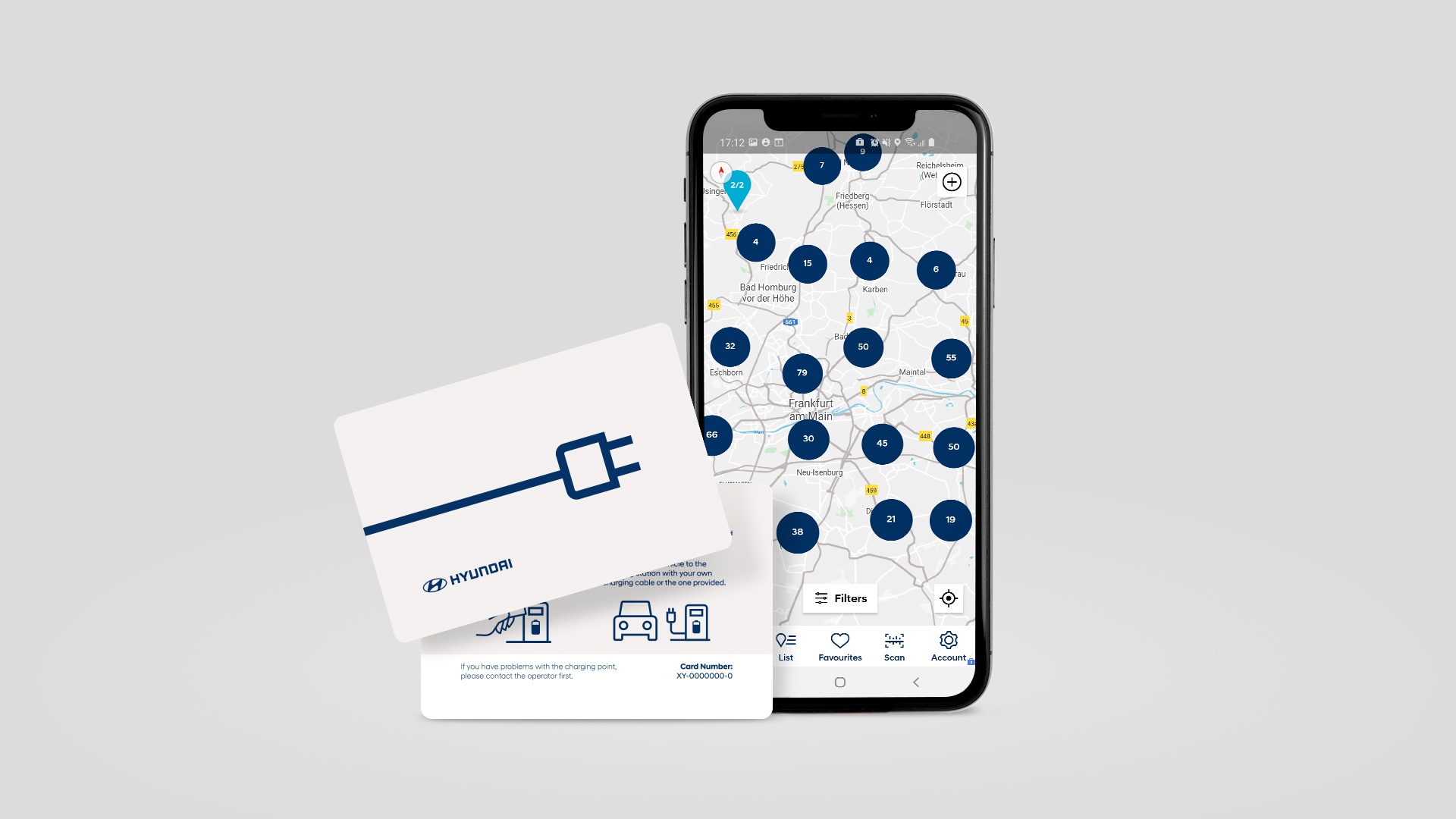 Imagem da Hyundai para o serviço europeu de carregamento público Charge myHyundai