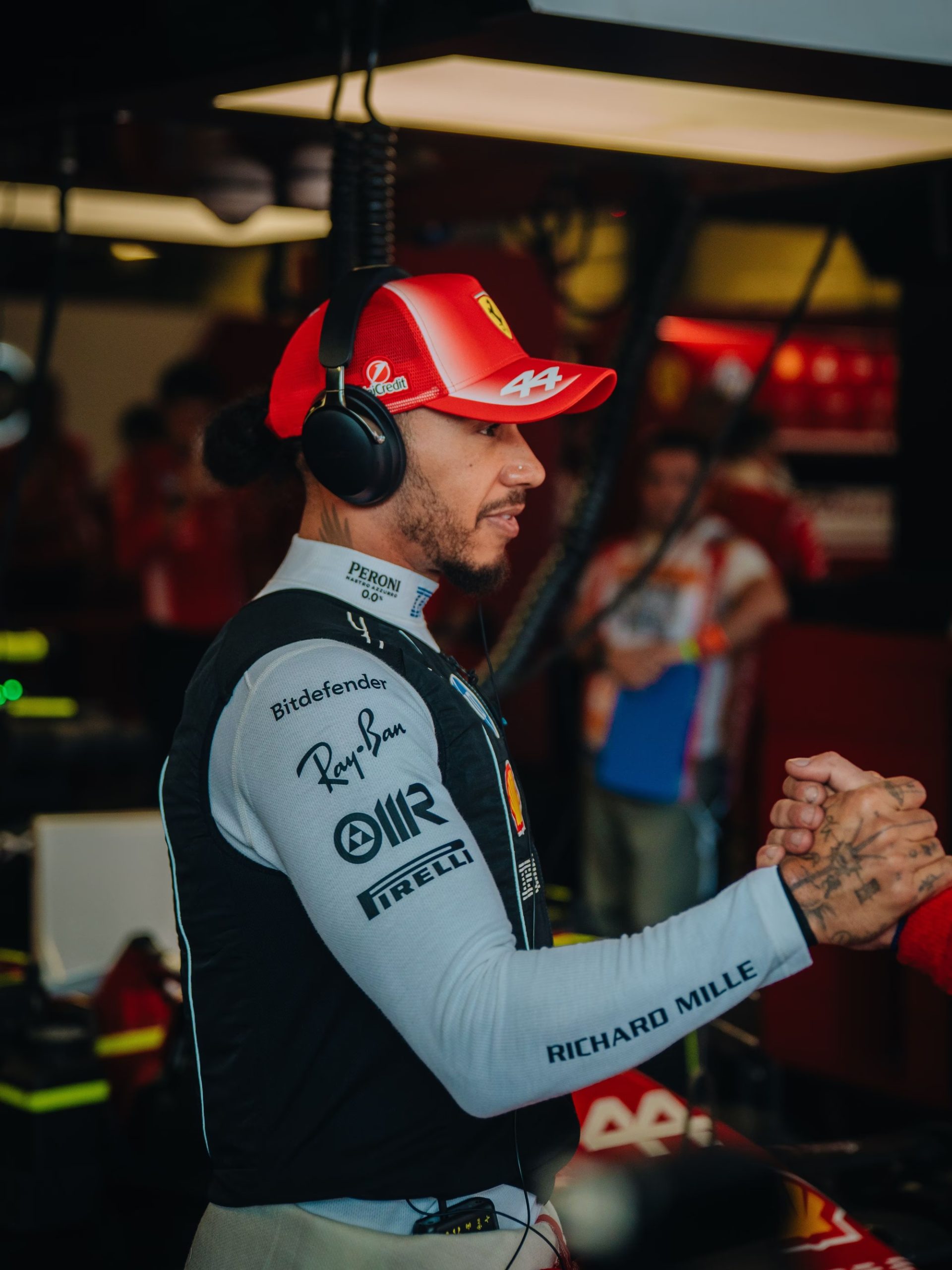 A Scuderia Ferrari no Grande Prémio do Azerbaijão de 2026