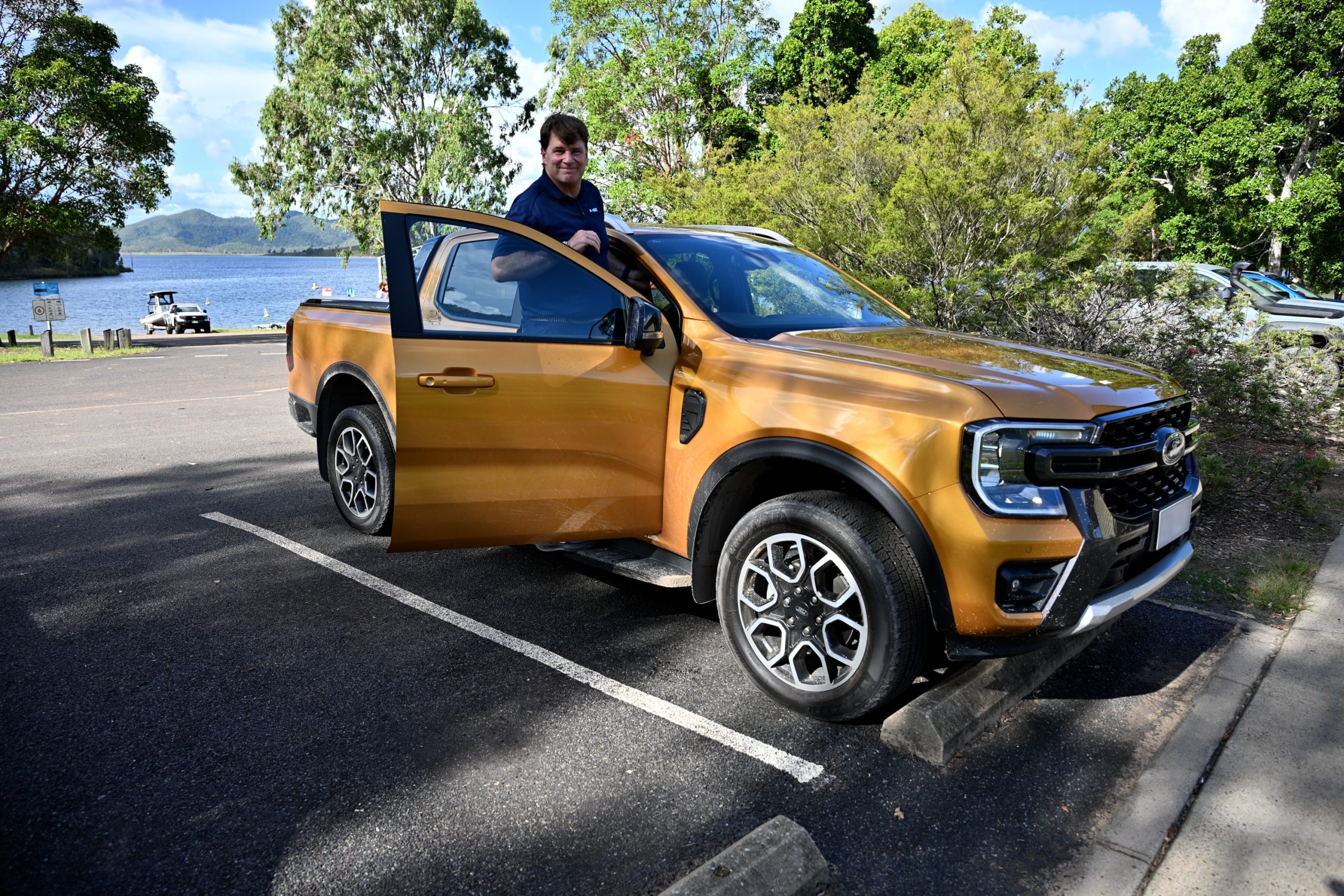 Jim Farley na viagem de 2026 pela Austrália, um dos mercados onde a Ford já enfrenta as marcas chinesas