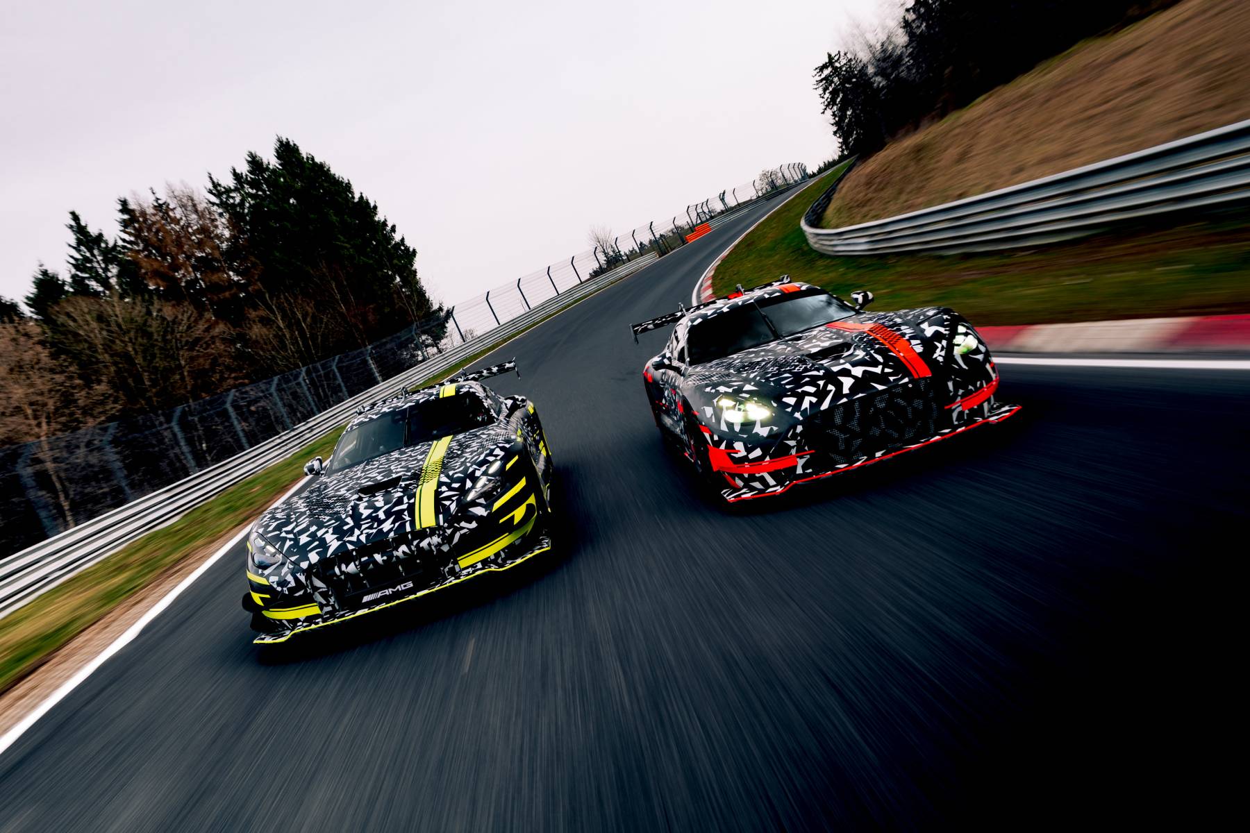 Os protótipos do Black Series e do GT3 nas fotografias oficiais da apresentação, em Março de 2026