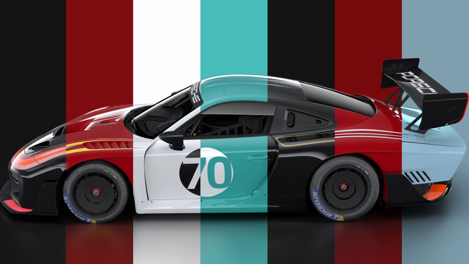 As sete decorações históricas que a Porsche propôs aos compradores do 935.