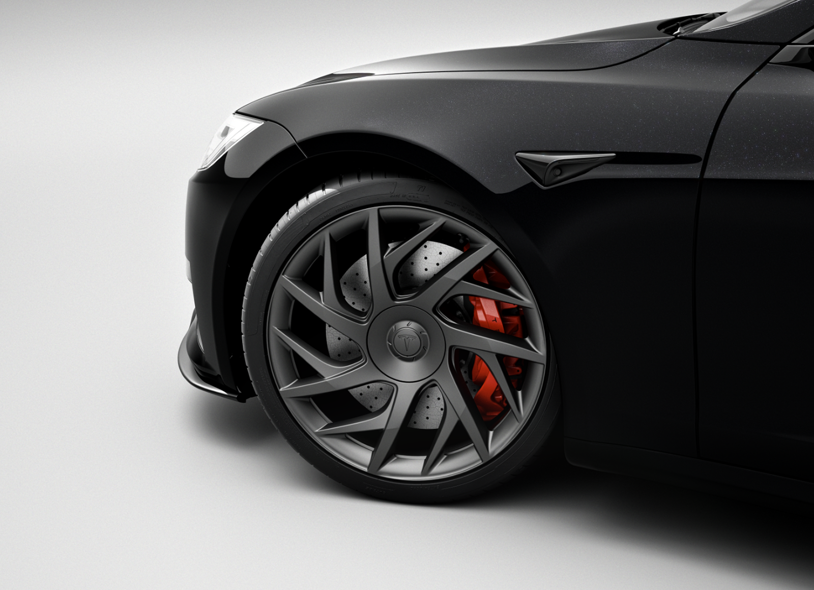 O Tesla Model S, a base dos desenhos da patente