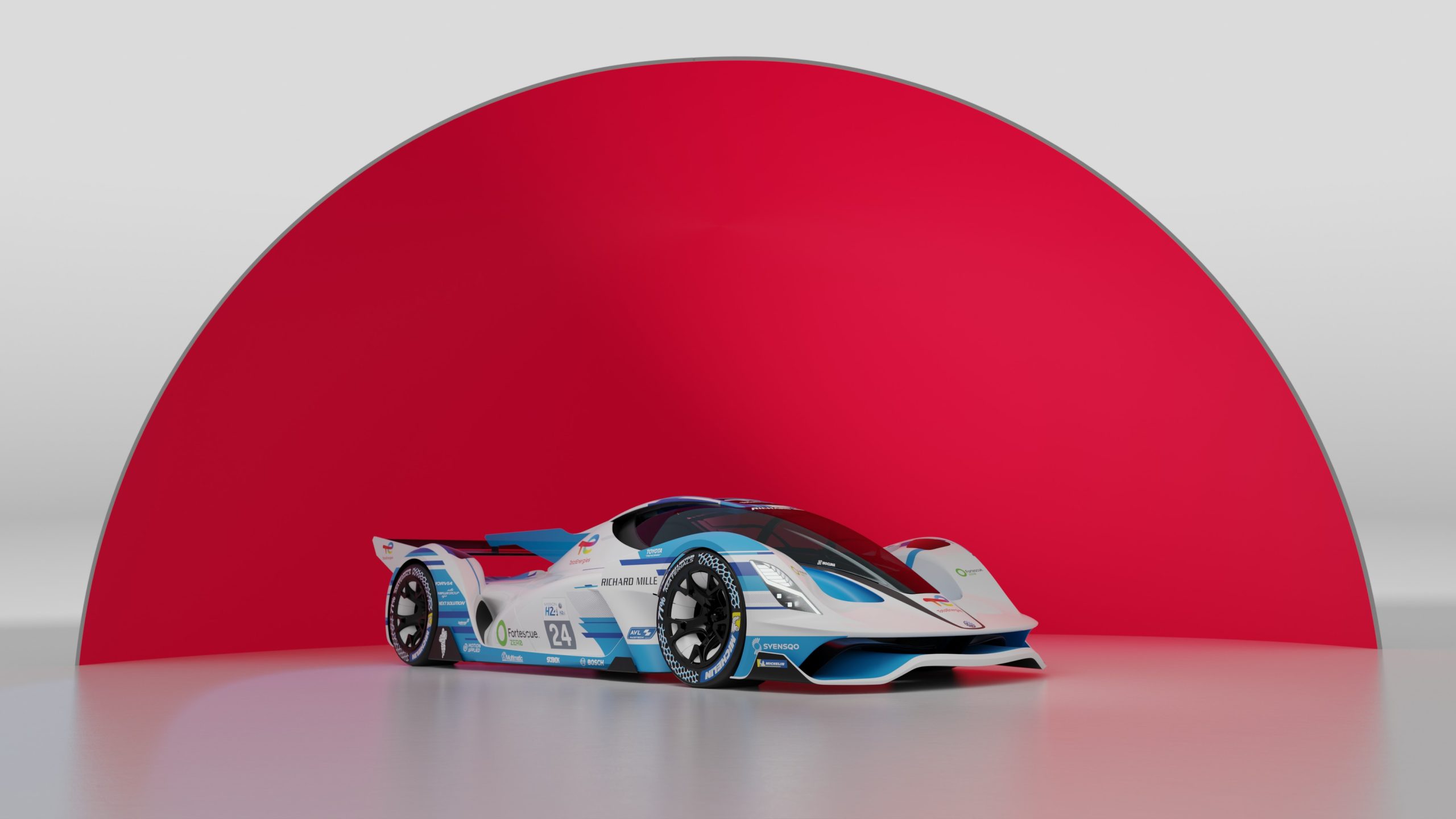 O H24EVO, o protótipo a hidrogénio líquido da MissionH24 que vai receber o V6 da Toyota Racing