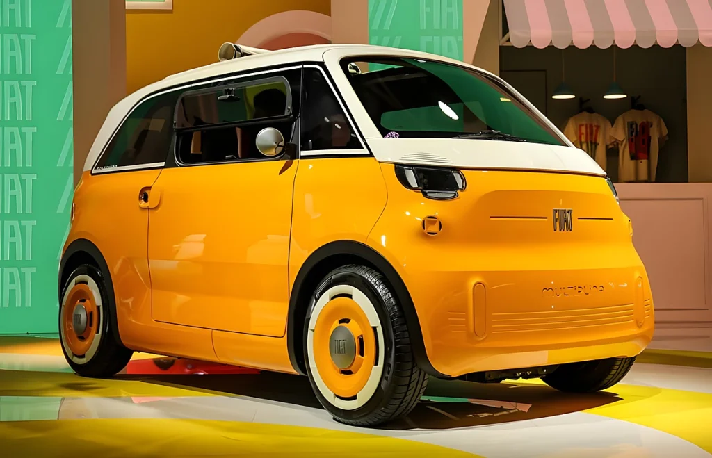 Fiat Multiplina: o Topolino cresce e ganha quatro lugares com estilo retro