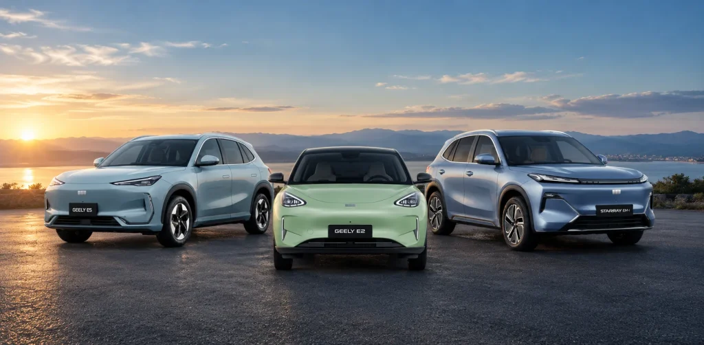 Geely oferece garantia até 8 anos e manutenção incluída nos seus elétricos em Portugal