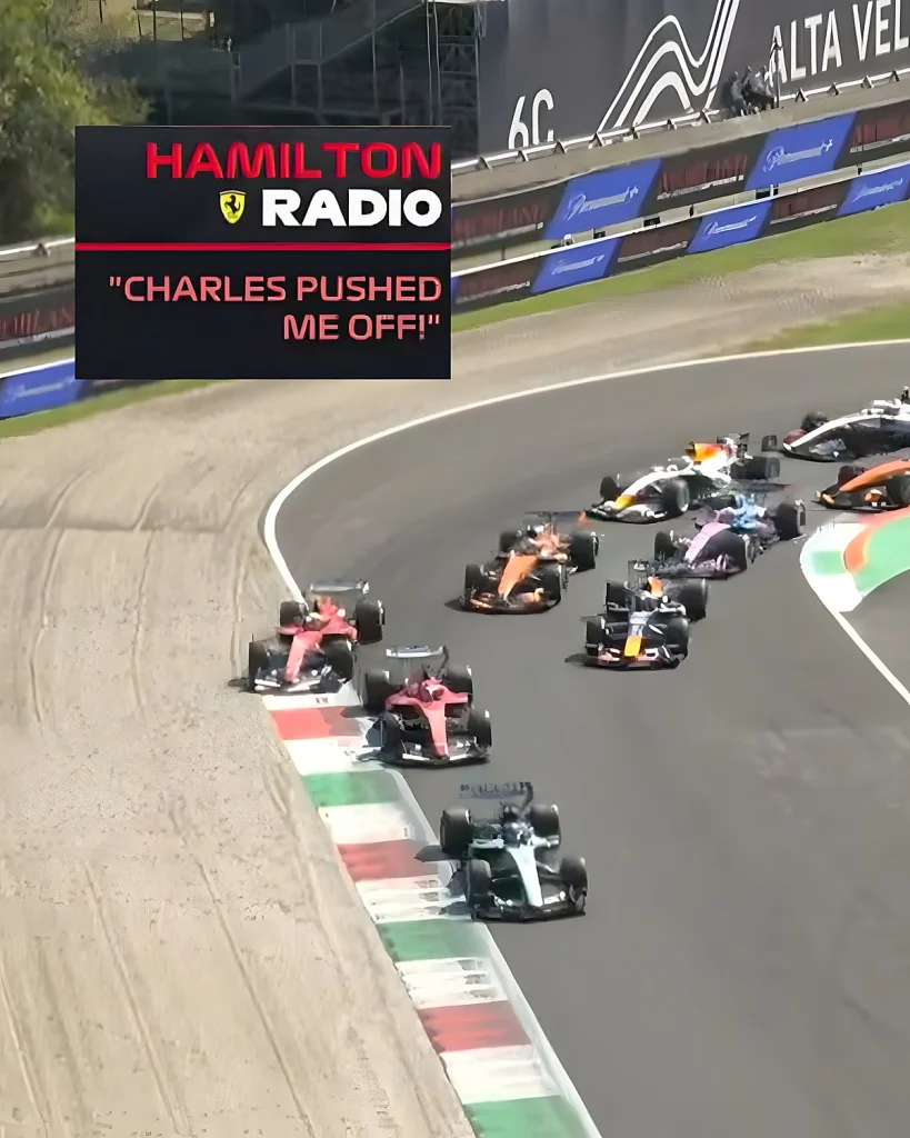 Leclerc admite que luta com hamilton em Monza foi exagerada