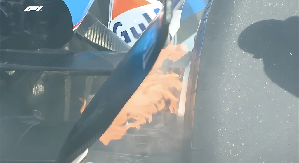 Carlos Sainz com problemas de travões em treino do GP do azerbaijão