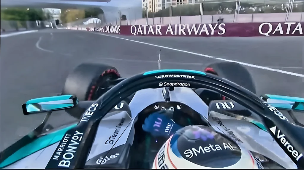 Kimi Antonelli fora da qualificação do GP do azerbaijão após colisão