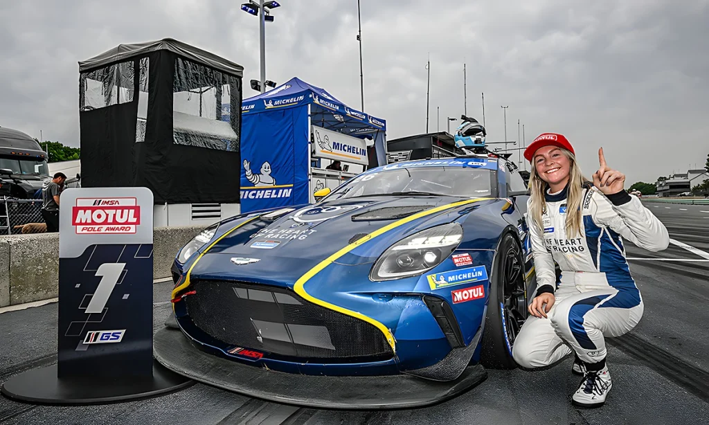 Hannah Grisham conquista pole position em road america