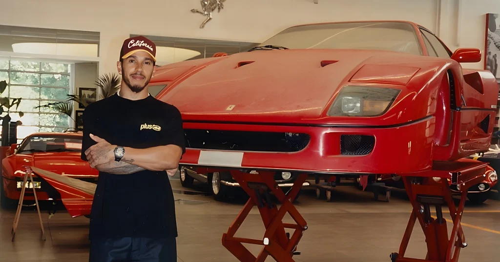 Lewis Hamilton lança projeto Ferrari f40 após vender coleção de carros milionária