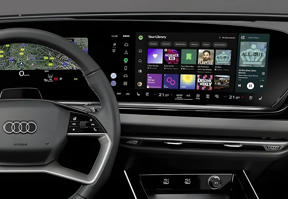 Audi estreia Spotify nativo no automóvel: música e vídeos sem precisar do smartphone