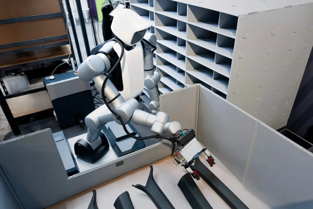 Audi prepara robôs humanoides para automatizar a logística das fábricas
