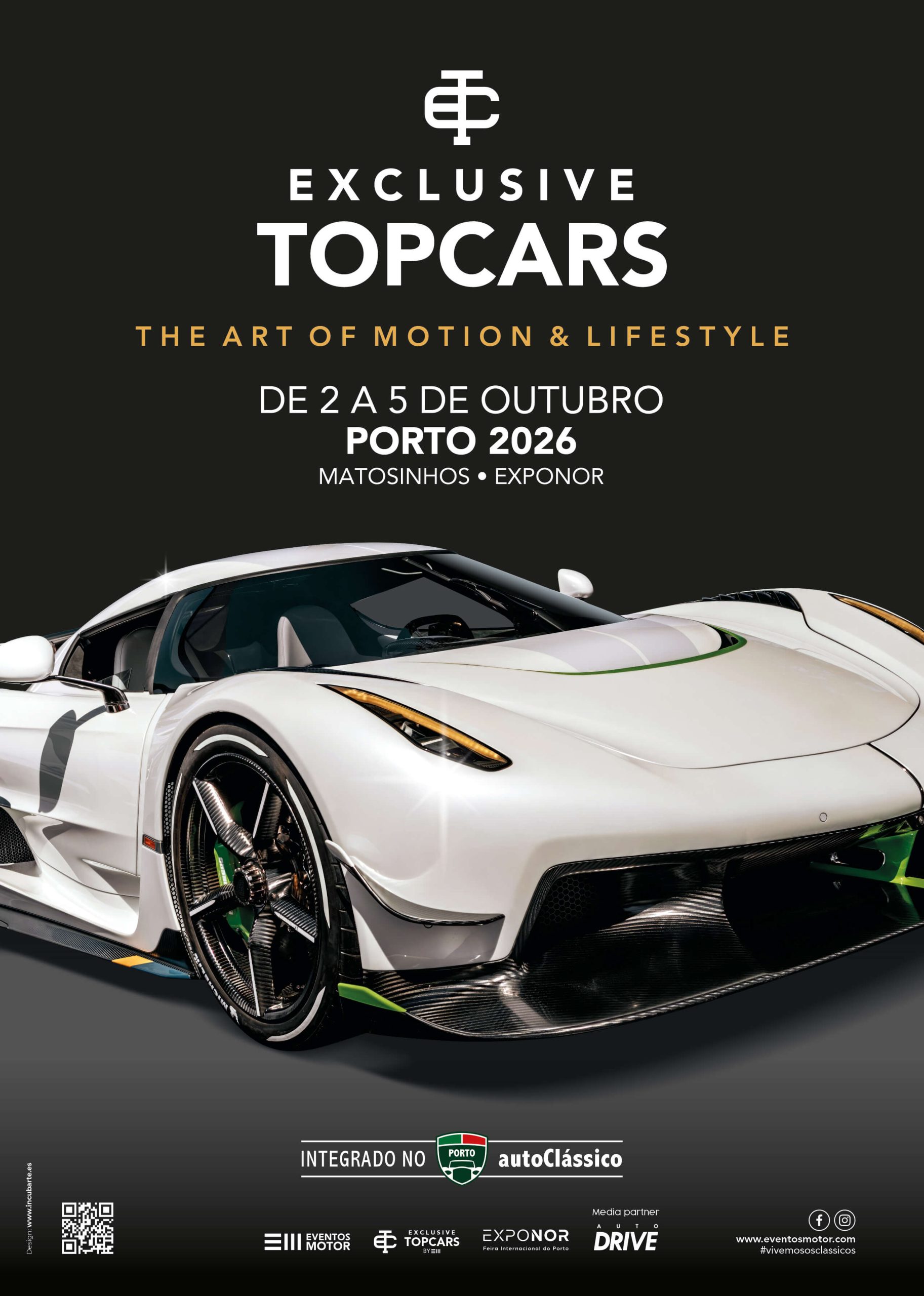 Cartaz oficial do Exclusive Top Cars 2026.