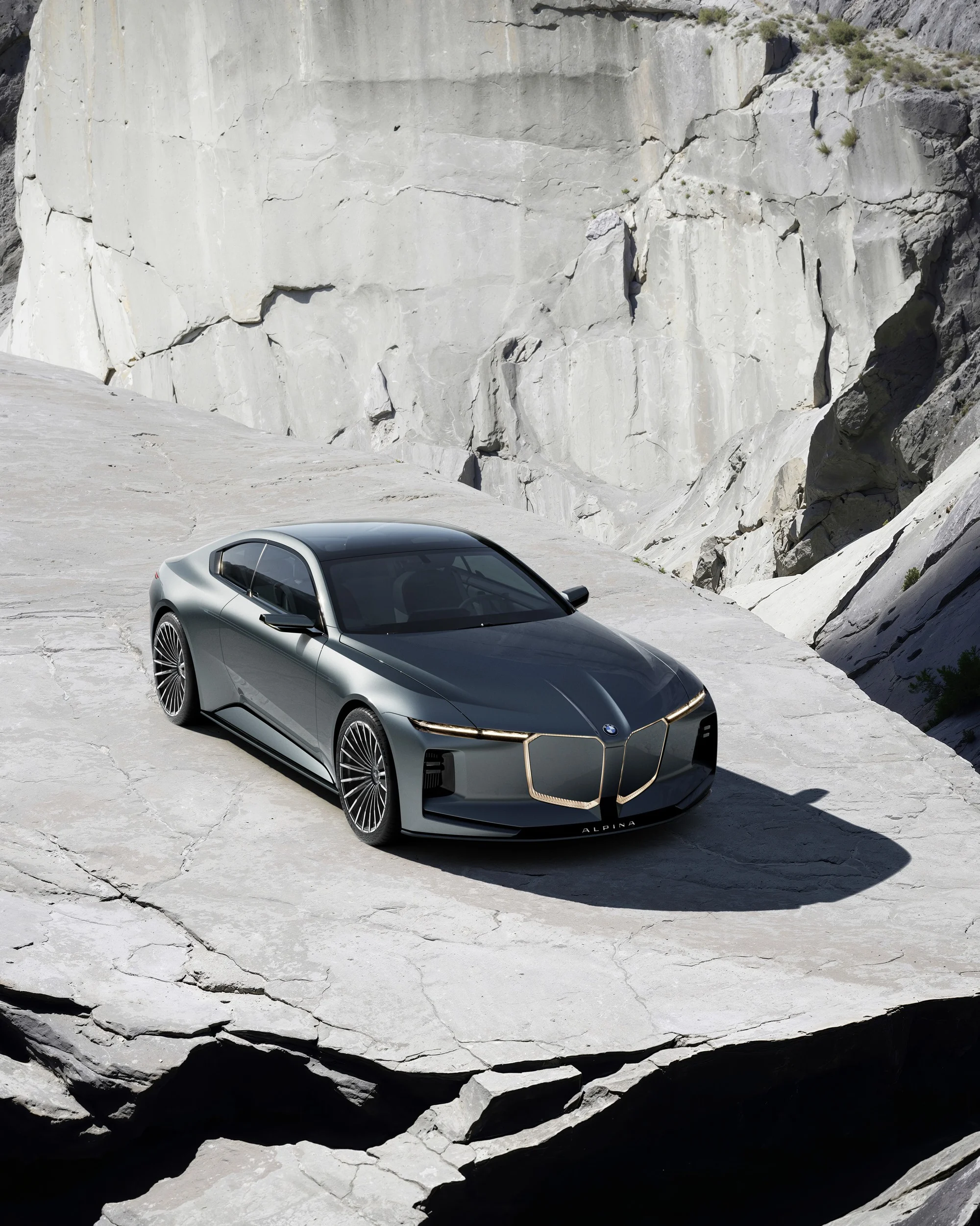 Protótipo Vision BMW Alpina, numa fotografia oficial da BMW.