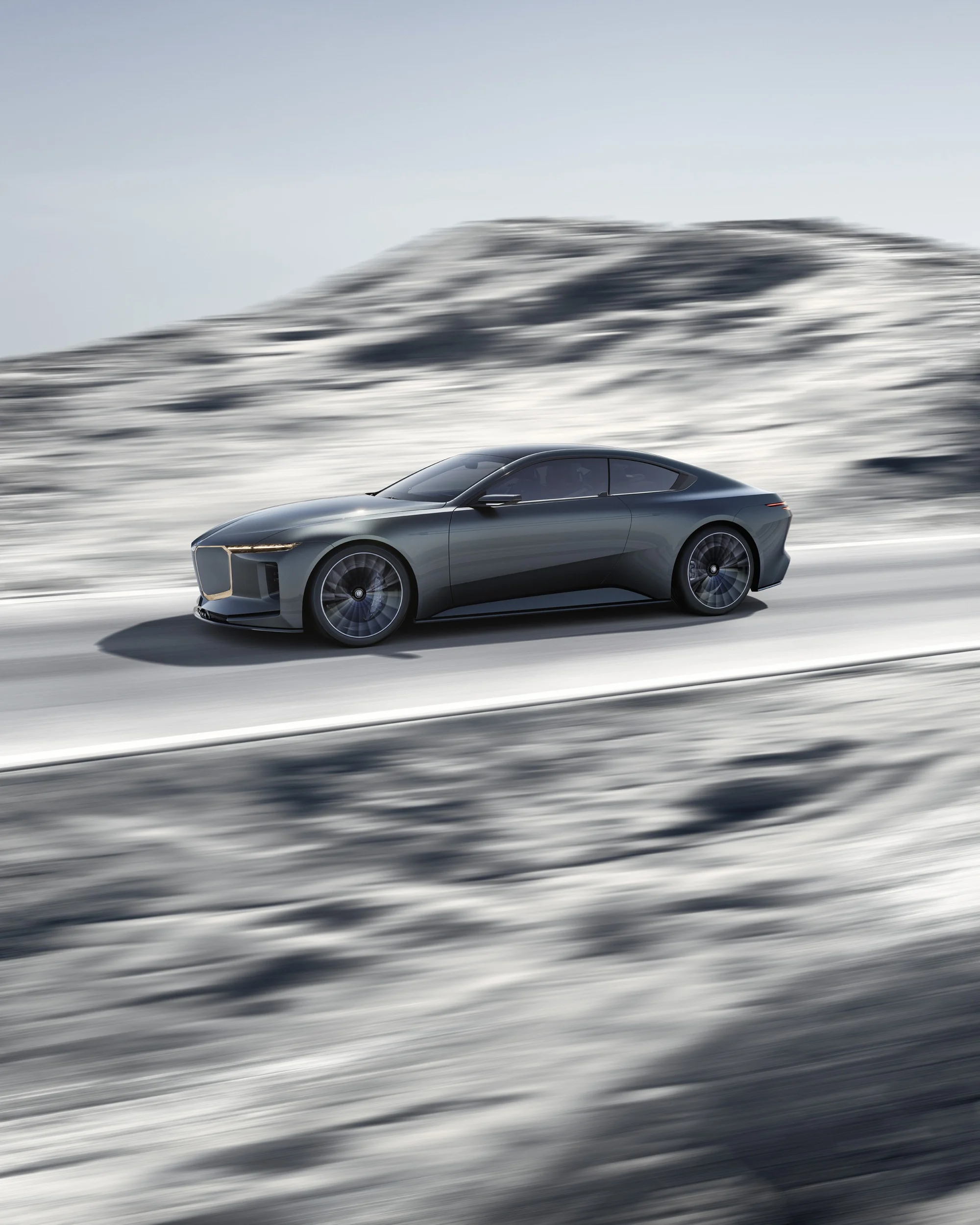 Protótipo Vision BMW Alpina, numa fotografia oficial da BMW; não é um B7 nem um SUV anunciado.