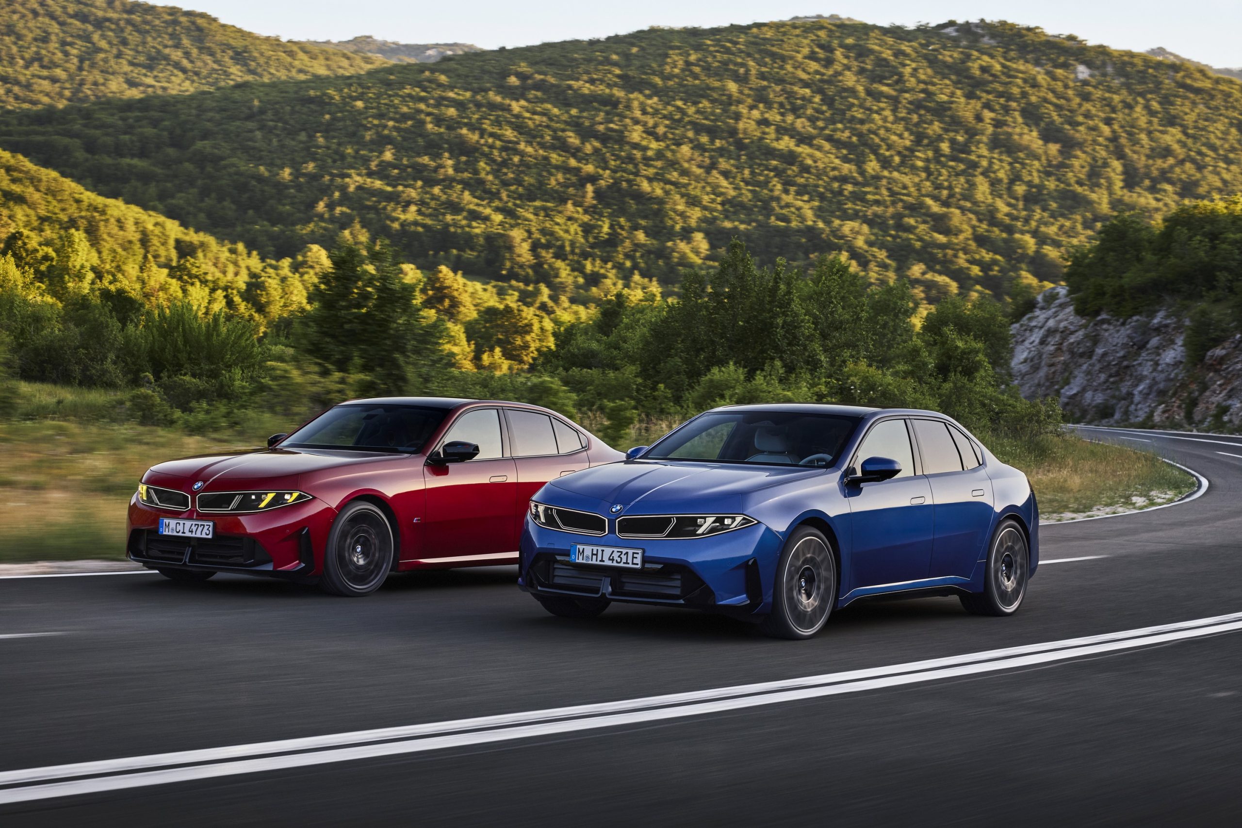 Não é o BMW i3; mostra o exterior do novo BMW Série 3 (G50) de combustão, numa fotografia oficial da BMW de Setembro de 2026. Versão não identificada pela fonte.