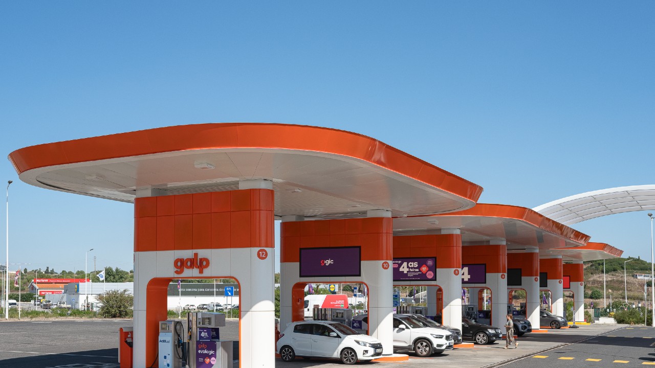 Posto de abastecimento Galp em Portugal, em fotografia de arquivo da Galp. Imagem apenas representativa, a notícia não identifica nenhuma marca de posto.