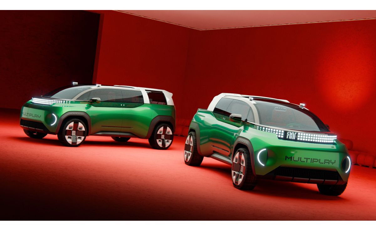 Na imagem, o conceito Fiat Multiplay, apresentado pela Fiat em Paris.