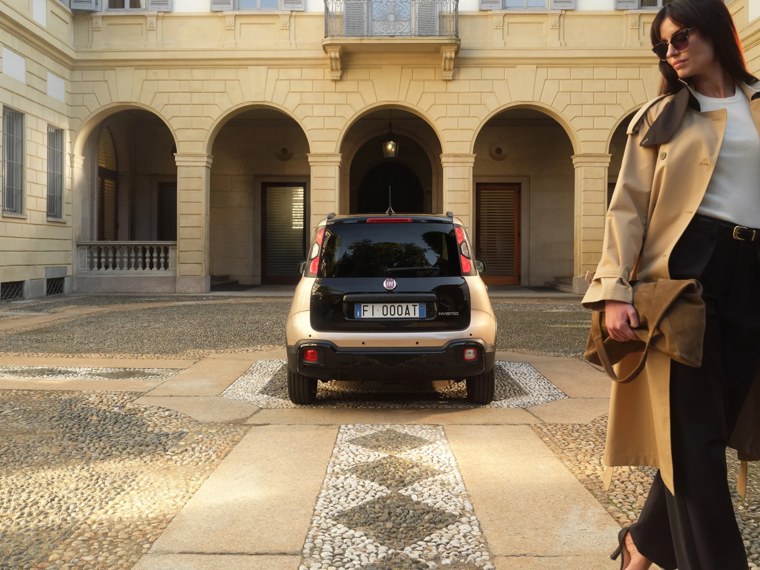 Não é a futura sucessora do Fiat Pandina; mostra o Fiat Pandina Tributo Autobianchi, numa fotografia oficial da Fiat.