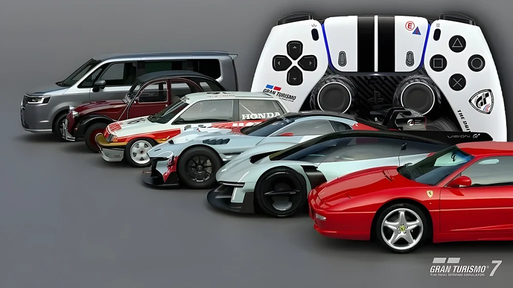Gran Turismo 7 recebe seis novos carros e um comando especial de aniversário