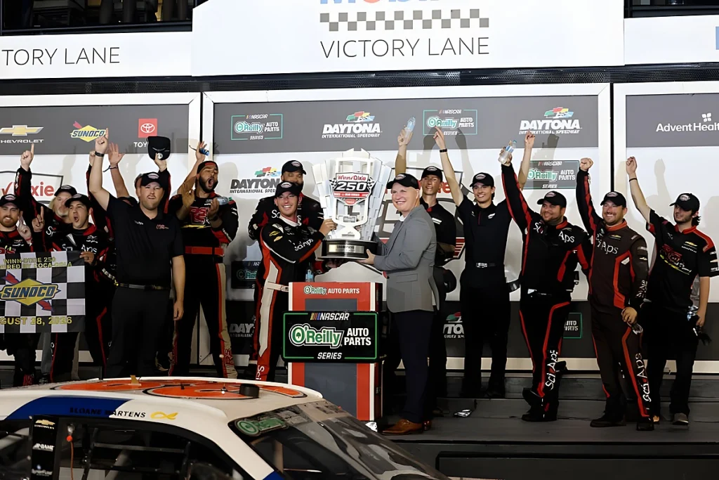 Ryan Sieg vence pela primeira vez a NASCAR o’reilly auto parts series em Daytona