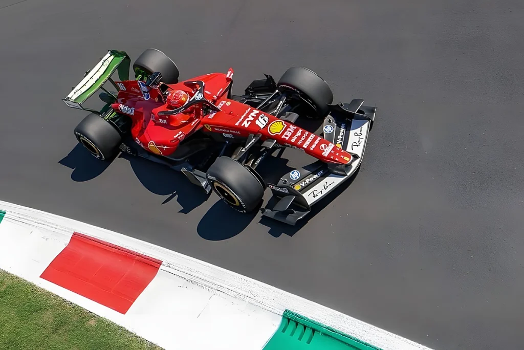 Charles Leclerc lidera dobradinha da Ferrari no GP de itália em FP1