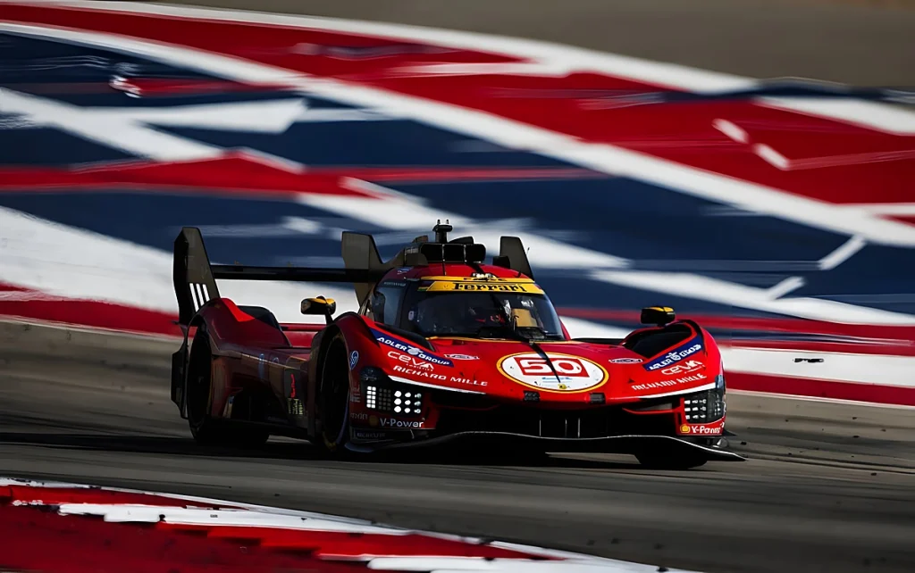 Ferrari surpreende com vitória no WEC de Austin apesar de problemas na box