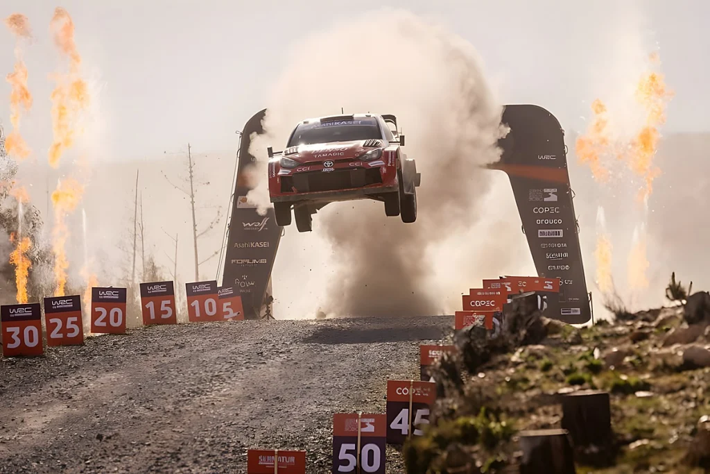 Oliver Solberg vence rally chile e toyota conquista sexto título consecutivo