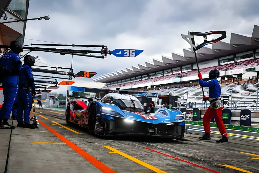 Victor Martins lidera segunda sessão em fuji com Alpine
