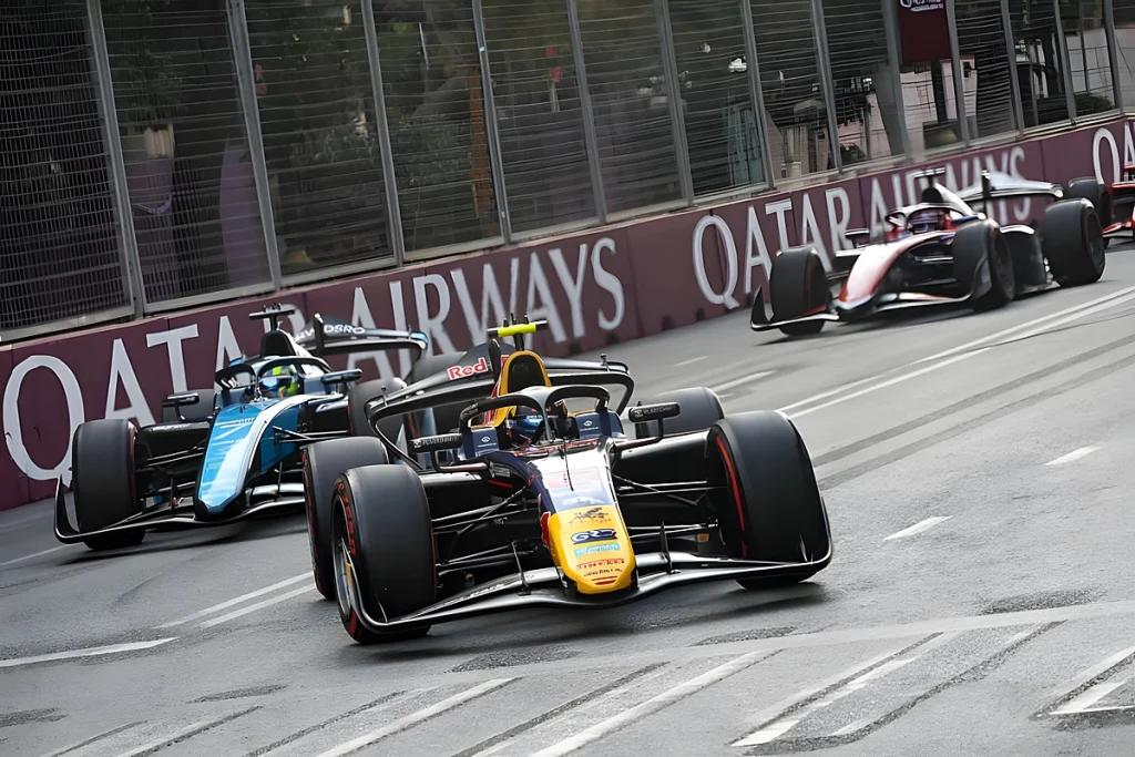 Dino Beganovic vence a sprint race da F2 no grande prémio do azerbeijão