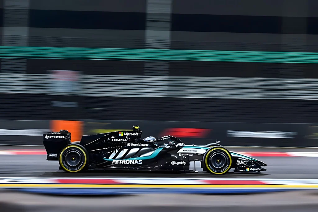 Kimi Antonelli pessimista com Mercedes atualizada para GP singapura